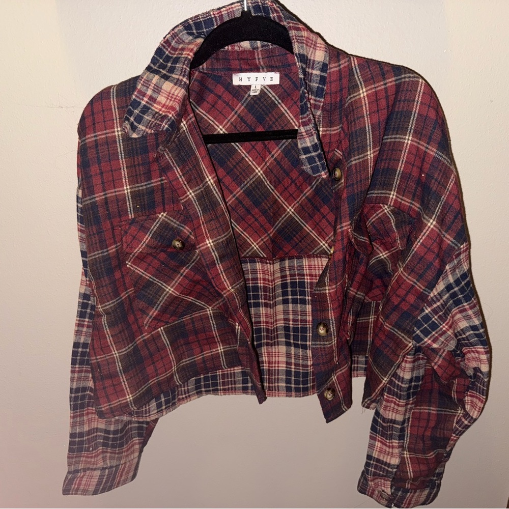 HYFVE Red and Blue Plaid Jacket